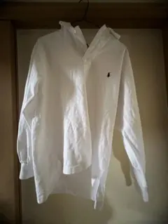 Polo by Ralph Lauren 長袖ポロシャツ M ホワイト
