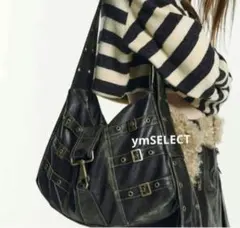 ⭐︎新品✨グランジベルトバッグ Y2K ヴィンテージ 古着 大容量 ショルダー