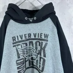 T*i様 ラグラン【RUSSELL】 TRACK&FIELD 古着 パーカー X