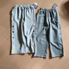 しまむら　littleweekend スウェットパンツ　2本　120　新品