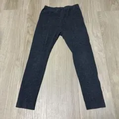 1264 キッズ　ユニクロ　レギンスパンツ　グレー　110