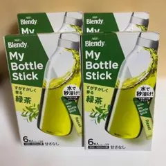 Blendy マイボトルスティック 緑茶6本 水で秒溶け インスタント4箱セットのサムネイル