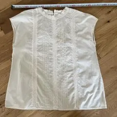 最終値下げ【美品】半袖、ノースリーブシャツ レース装飾