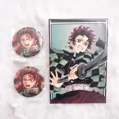 竈門炭治郎 キービジュアル缶バッジ ポストカード