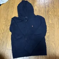 RALPH LAUREN パーカー ネイビー 刺繍ロゴ ラルフローレン