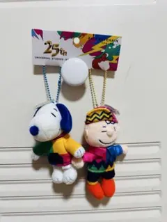 スヌーピー＆チャーリー・ブラウン キーホルダー