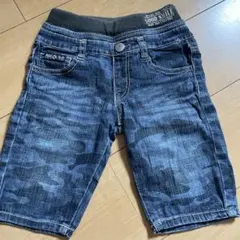 Mild Club 迷彩デニムショートパンツ 120cm
