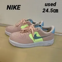 used ナイキ　エア　24.5㎝　スニーカー ピンク