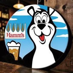 ハムズベア Hamm’s Bear ブリキ看板 アメリカン雑貨 USA