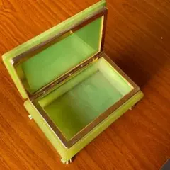 ヴィンテージ　イタリア製 アラバスター　マーブル　ジュエリーボックス　小物入れ