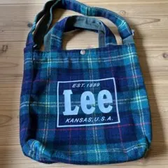 Lee 2way ショルダーバッグ チェック柄