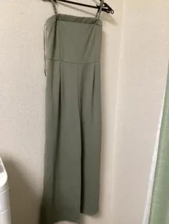 オリーブグリーン サロペット