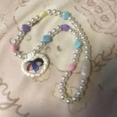 ディズニーランド　リトルマーメイド　アリエル　ビーズネックレス　レトロ　おもちゃ