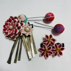 着物髪飾り　前撮り 七五三 浴衣 袴 入学式 卒業式 結婚式 ブライダル 髪飾り