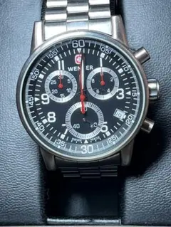 WENGER コマンド クロノグラフ 536-0765 電池交換済み WENGER コマンド クロノグラフ 536-0765 電池交換済み - メルカリ
