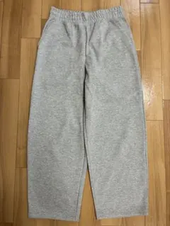 UNIQLO C スウェットワイドパンツ　グレーM