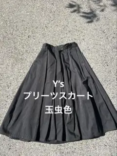 Y’s プリーツスカート　ヨウジヤマモト　アーカイブ　玉虫色のサムネイル