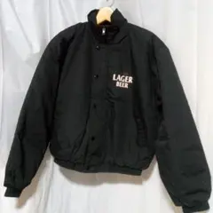 KIRIN LAGER BEER 黒 ジャンパー 中綿入り 非売品 フリー