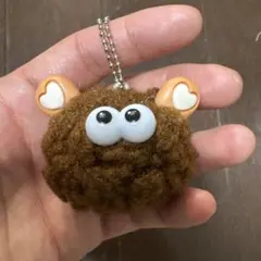ふわふわボール型キーホルダー