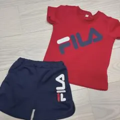 フィラ　半袖ハーフパンツ　95センチ　セットアップ　パジャマ