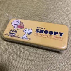 昭和レトロ❤︎サンリオ SNOOPY スヌーピー❤︎ 缶ケース ヴィンテージ 日本製 サンリオ スヌーピー レトロ ペンケース 2段 カンペン 缶ペンケース