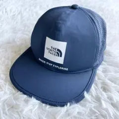 極美品✨現行✨ノースフェイス　メッシュキャップ ネイビー　ユニセックス