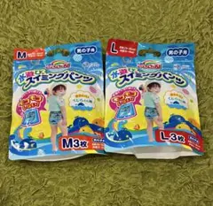 GOON Goon 워터 플레이 팬츠 M & L 남아용 팬츠, 총 6벌