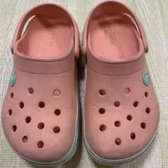 crocs ピンクサンダル C12