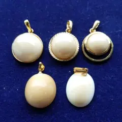 鯨歯素材　印材とアクセサリーパーツ セット 鯨歯素材 印材とアクセサリーパーツ セット 鯨歯素材 印材と