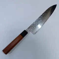 k*k様 包丁 仙助 三徳包丁 槌目 青紙スーパー 焦茶合板柄 刃渡り180mm k*k様 包丁 仙助 三徳包丁 槌目 青紙スーパー 焦茶合板柄 刃渡り180mm