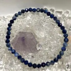 【最終のお値下げ】 沖縄ティダストーン　ソーダライト　カットブレス　小粒4ミリ