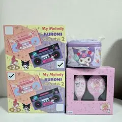 マイメロ&クロミ バスタオル　ＬiccA×マイメロ・クロミのブラシセット