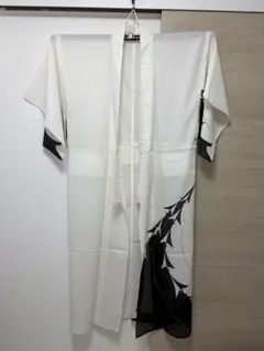 着物　浴衣　白　昭和　レトロ