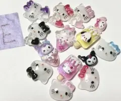 サンリオ　デコパーツ　14個　ネイルやシールなどに　E