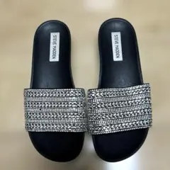 STEVE MADDEN ビジュー　フラット　サンダル 7M 24cm