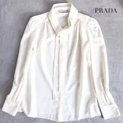 新品・未使用・タグ付き　プラダ　ブラウス PRADA - 新品タグ付き プラダ PRADA ブラウス 大きいサイズの通販 by