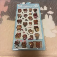 日焼けキティキャラクターシール