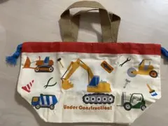 【新品未使用】スケーター はたらく車　お弁当袋　巾着袋