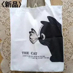 THE CAT 両面プリントトートバッグ/マイバッグ/エコバッグ/新品