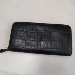 新品✨Felisi フェリージ　クロコ型押し　長財布　692/1 ブラック 黒 美品 Felisi フェリージ クロコ 型押し 男女兼用 財布 692/1 黒 - メルカリ