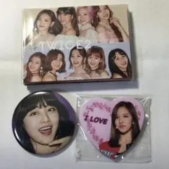 TWICE 缶バッジ メモ帳 付箋 セット