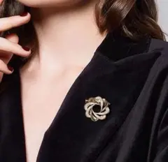 ●ブローチ　リース　パープル　七五三　卒業式　入学式　結婚式　オケージョン