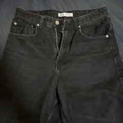ZARA ストレートデニム ブラック