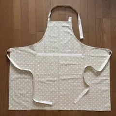 【未使用】アフタヌーンティー エプロン（ドット柄）のサムネイル