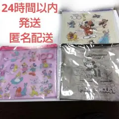 ディズニー 100周年記念 ハッピーくじ E賞　フラットポーチ　3種