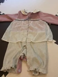 ピンク ロンパース