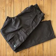 【極美品】ハムネット ジップデザイン ワークパンツ カーゴ 茶 メンズL Y2Kのサムネイル