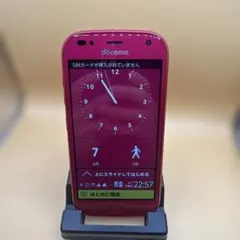 美品/SIMフリー らくらくスマートフォン me F-01L 本体 ピンク - メルカリ
