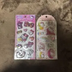 【正規品】サンリオ キティ スパンコールパーティー ウォーターシール セット売り