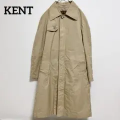 【ケント】ステンカラーコート L ベージュ系 ベルト付き A-5